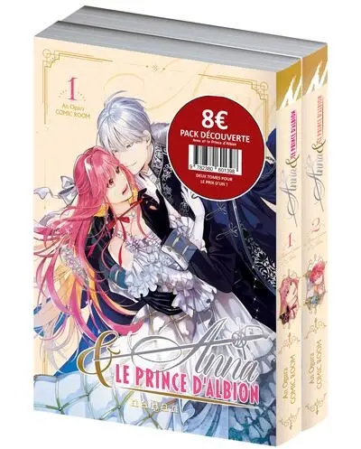 Anna & le prince d'Albion : pack découverte T1 + T2