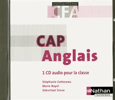 Anglais CAP en CFA