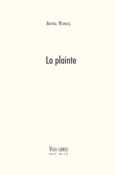 La plainte : petits griefs entre amis
