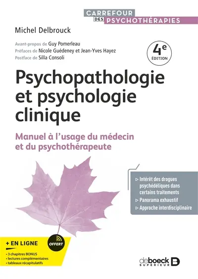 Psychopathologie et psychologie clinique : manuel à l'usage du médecin et du psychothérapeute
