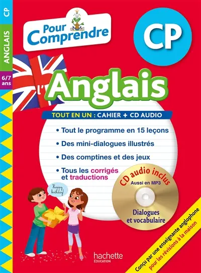 Pour comprendre l'anglais CP, 6-7 ans