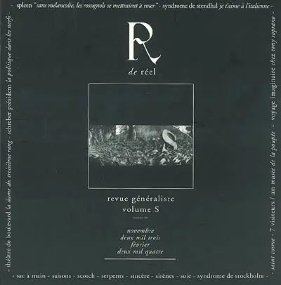 R de réel, n° 20. S