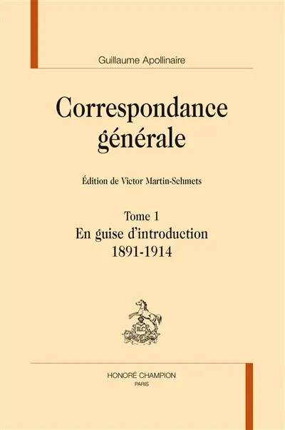 Correspondance générale