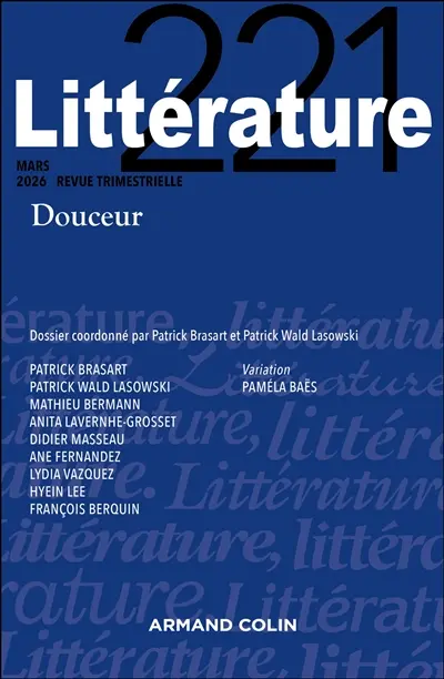 Littérature, n° 221. Douceur