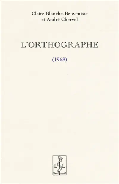 L'orthographe (1968)