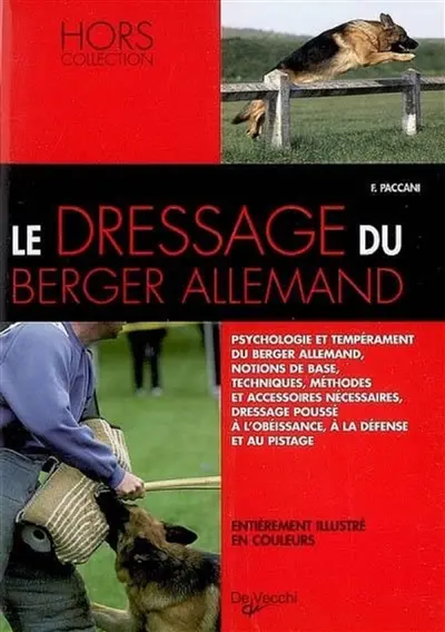 Le dressage du berger allemand