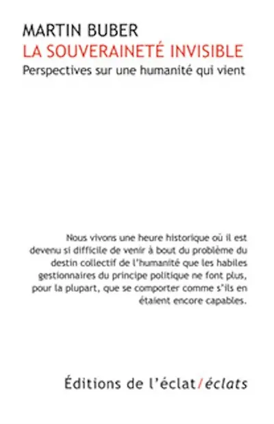 La souveraineté invisible : perspectives sur une humanité qui vient