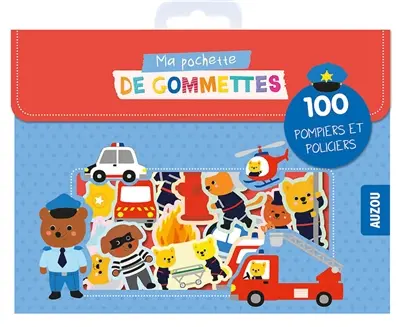 Ma pochette de gommettes : 100 pompiers et policiers
