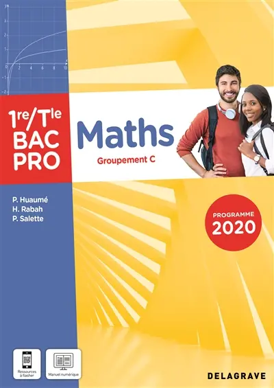 Maths 1re, terminale bac pro : groupement C : programme 2020