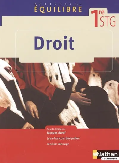 Droit, 1re STG