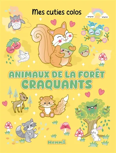 Mes cuties colos : Animaux de la forêt craquants