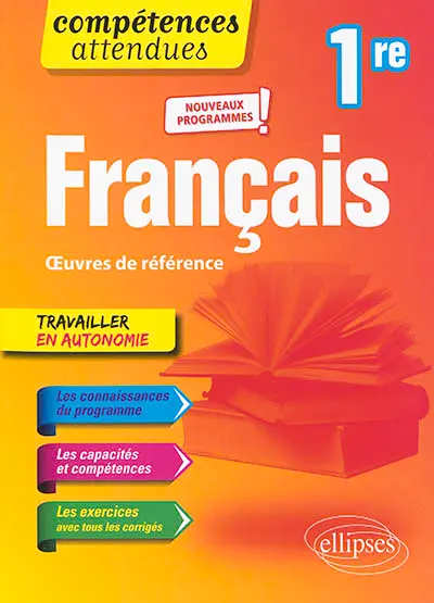 Français, 1re : oeuvres de référence : nouveaux programmes !