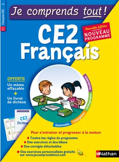 Je comprends tout ! Français CE2, 8-9 ans : nouveau programme