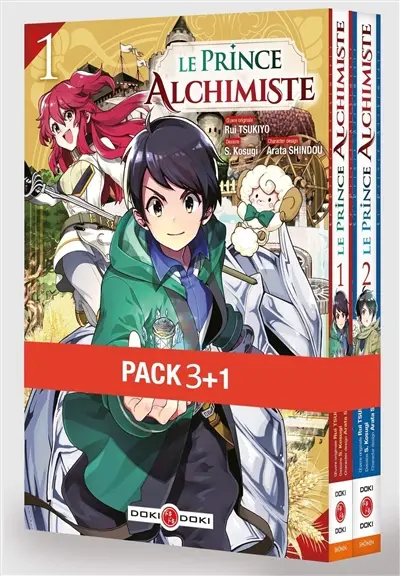 Le prince alchimiste : pack 3 + 1