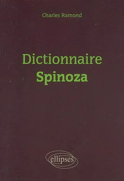 Dictionnaire Spinoza
