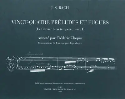 Vingt-quatre préludes et fugues : Le clavier bien tempéré, livre 1