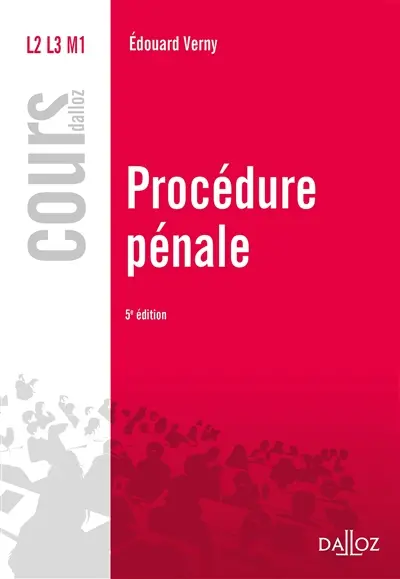 Procédure pénale : L2, L3, M1