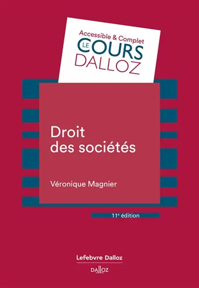 Droit des sociétés : 2024