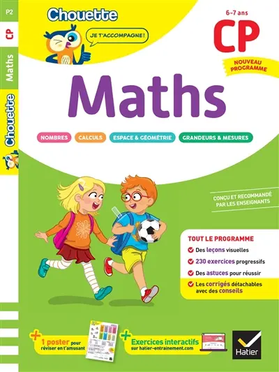 Maths CP, 6-7 ans : nouveau programme