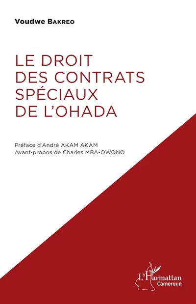 Le droit des contrats spéciaux de l'OHADA