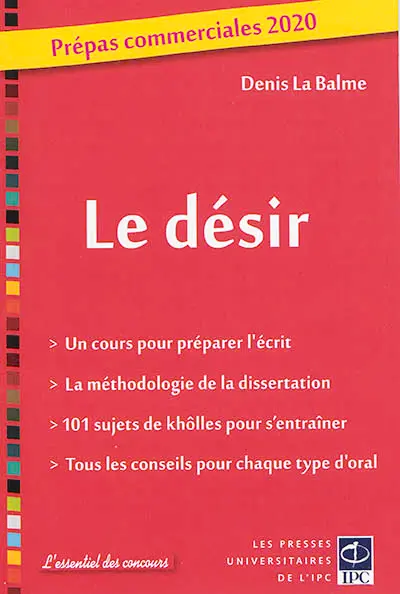 Le désir : prépas commerciales 2020