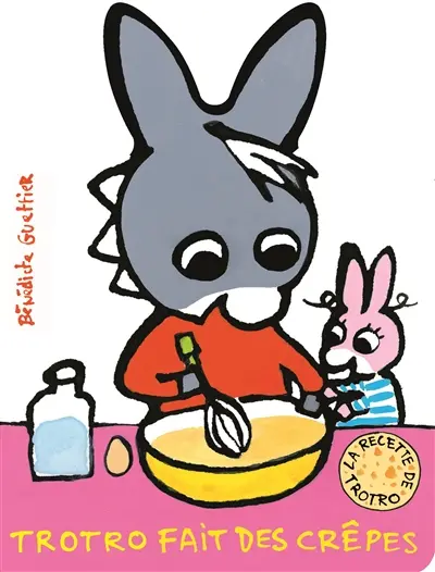 L'âne Trotro. Trotro fait des crêpes