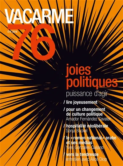 Vacarme, n° 76. Joies politiques
