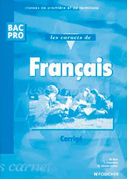 Français bac pro : corrigé
