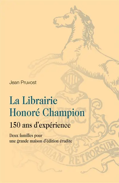 La librairie Honoré Champion : 150 ans d'expérience