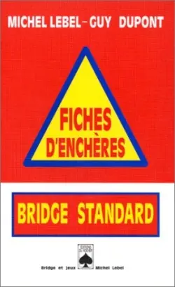 Fiches d'enchères bridge standard