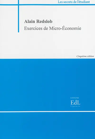 Exercices de microéconomie