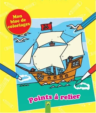 Points à relier : mon bloc de coloriages