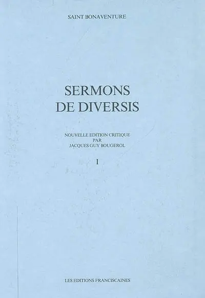 Sermons de diversis. Vol. 1