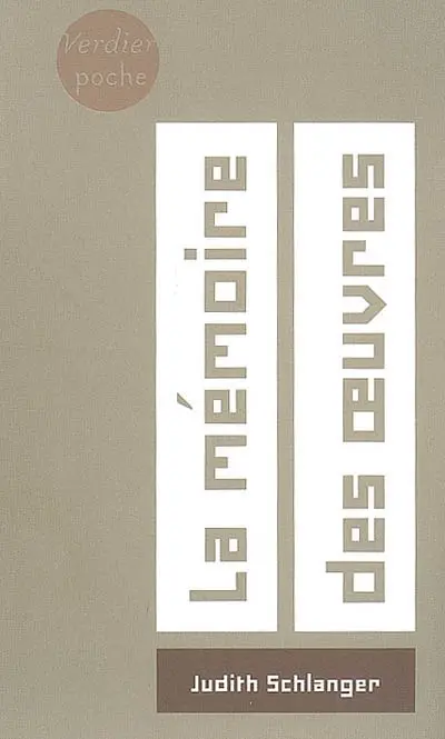 La mémoire des oeuvres