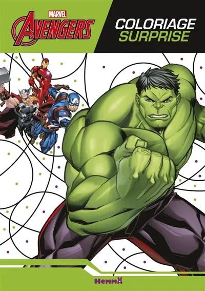 Avengers : coloriage surprise