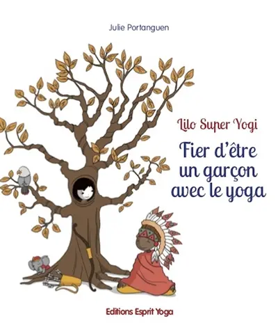 Fier d'être un garçon avec le yoga