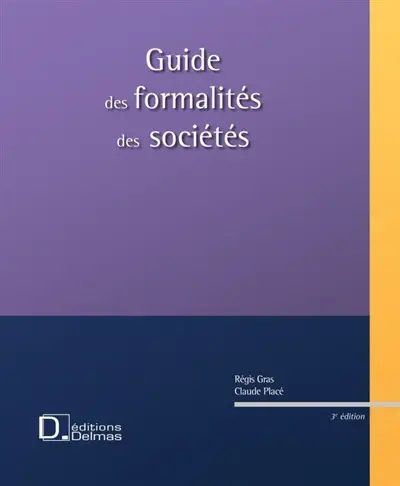 Guide des formalités des sociétés