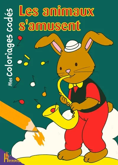 Mes coloriages codés : les animaux s'amusent