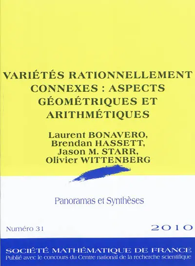 Variétés rationnellement connexes : aspects géométriques et arithémtiques