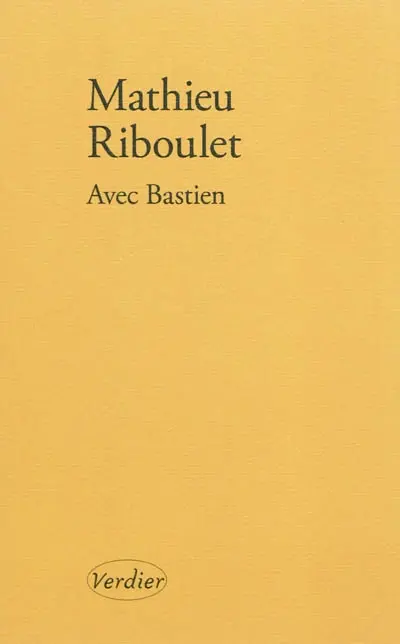 Avec Bastien : portrait