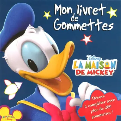 Mon livret de gommettes : La Maison de Mickey