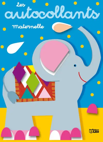 Les autocollants maternelle. L'éléphant