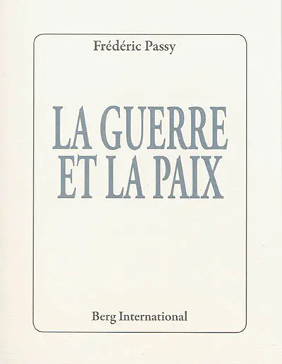 La guerre et la paix