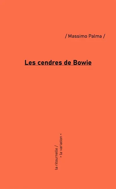 Les cendres de Bowie : inédit