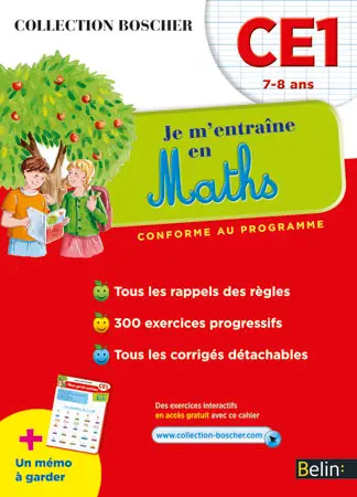 Je m'entraîne en maths : CE1, 7-8 ans