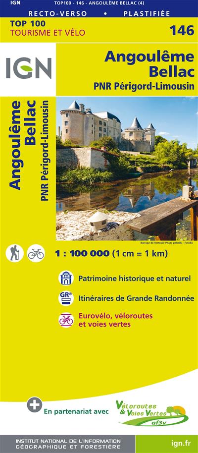 146 - ANGOULEME BELLAC PNR PERIGORD LIMOUSIN