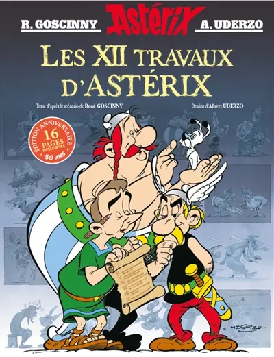 Une aventure d'Astérix. Les XII travaux d'Astérix : d'après le film animé par les Studios Idéfix