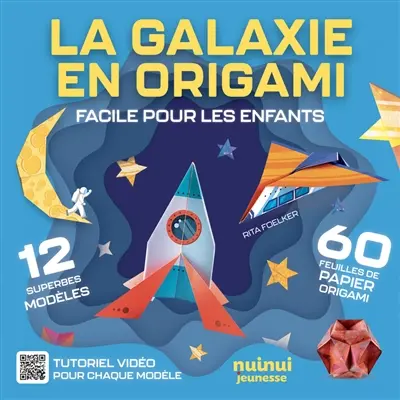 La galaxie en origami : facile pour les enfants