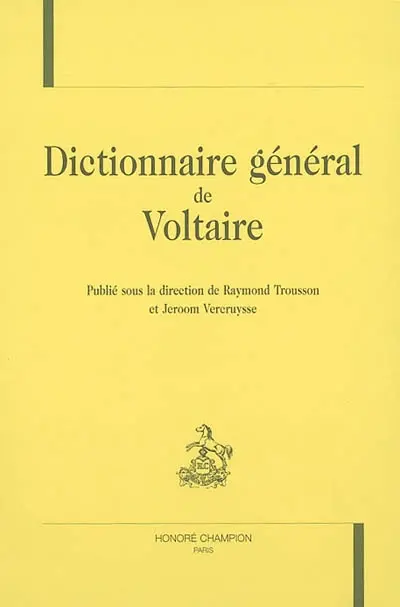Dictionnaire général de Voltaire