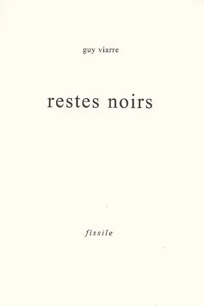 Restes noirs